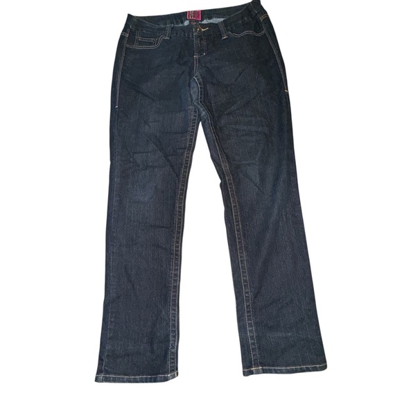 Torrid Dark Blue Straight Leg Jeans - Picture 2 of 6